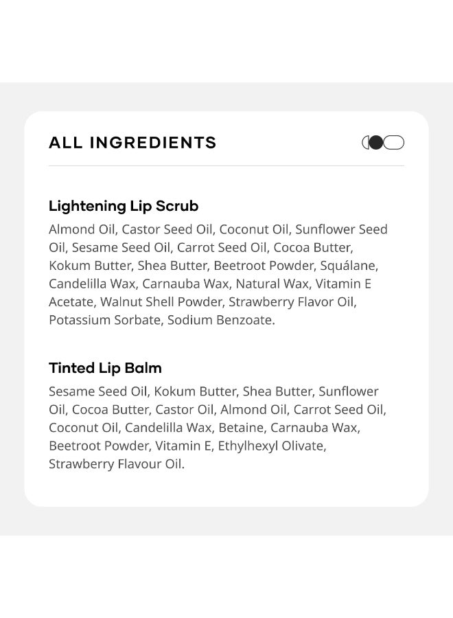 Cureskin Lip Scrub Combo | For Unisex Combo | Tinted Lip Balm for Dark Lips to Lighten | Lip Scrub for Dark Lips to Lighten Pink, 2 Count - Image 3